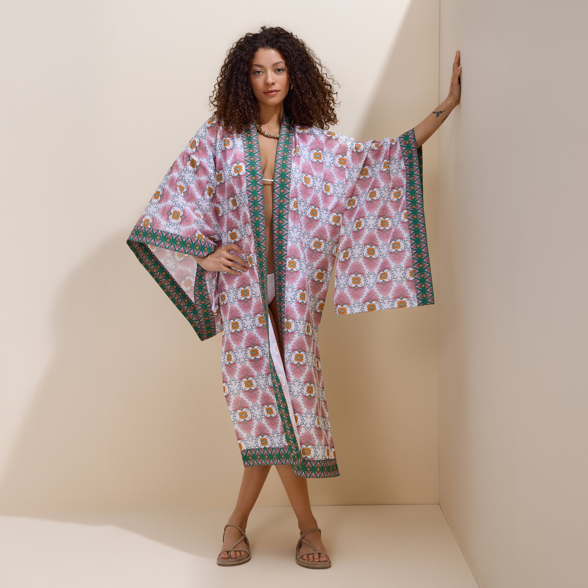 Tangier Pembe Kaftan