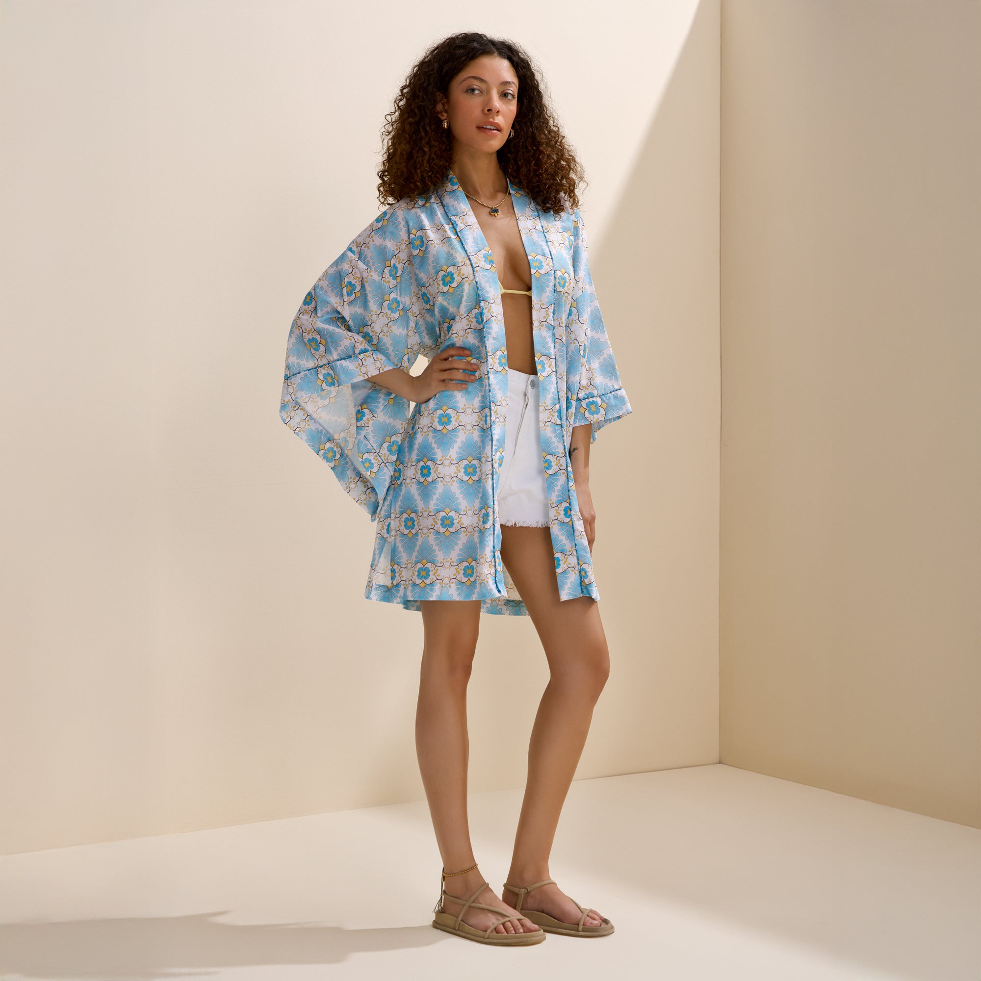 Tangier Mavi Kimono