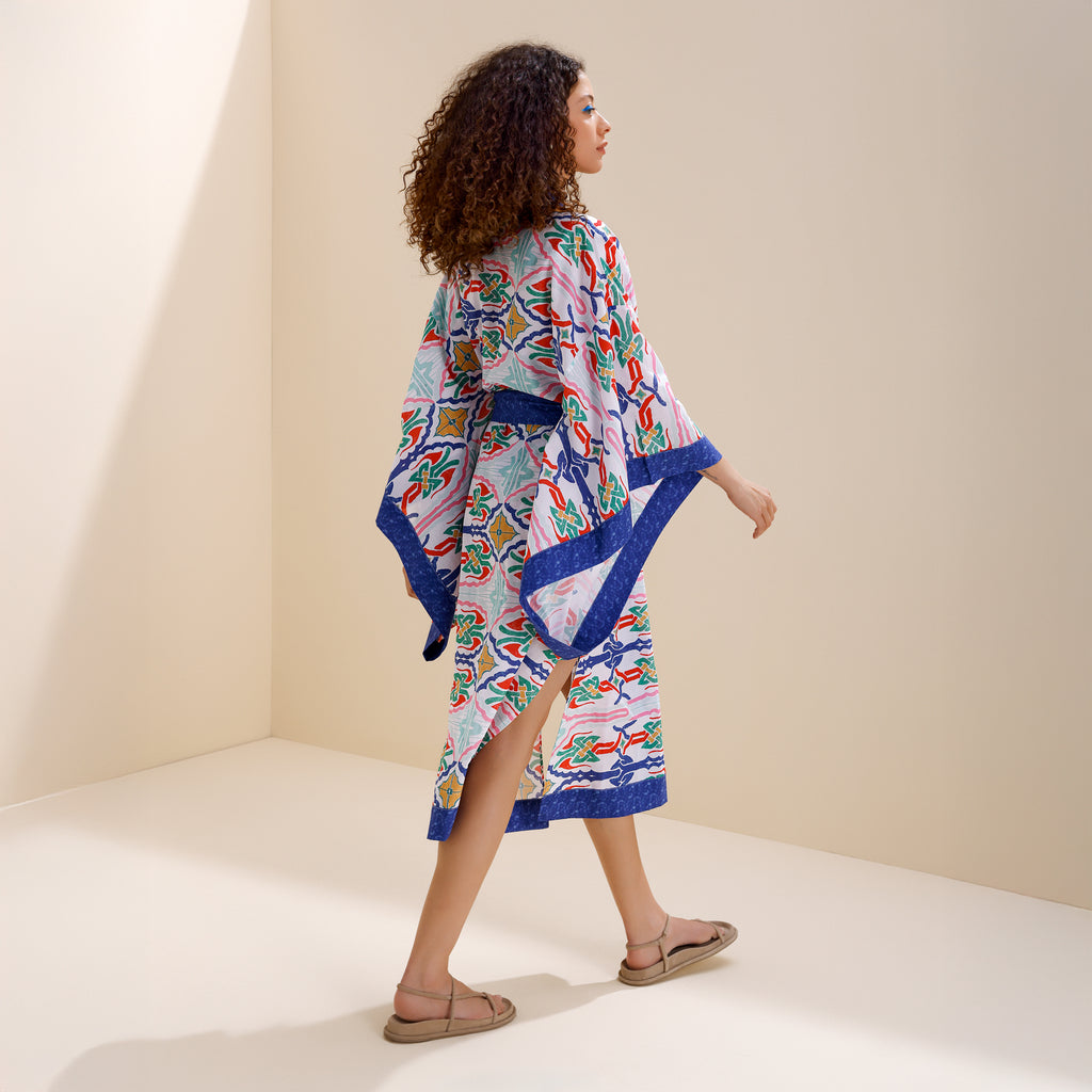 Harem Mavi Kaftan
